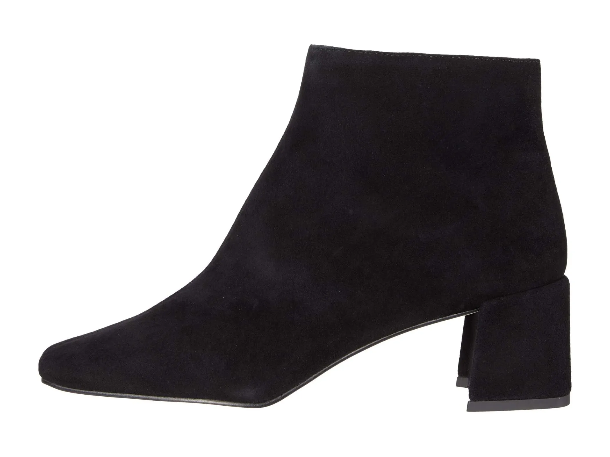 Aliya Black Suede Pelle Moda Ankle Boots