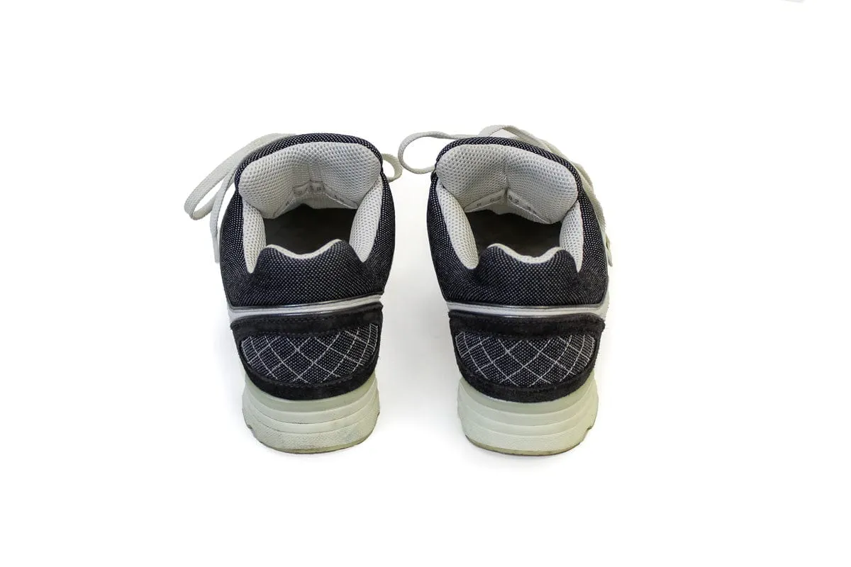 CC Velvet Calfskin and Mixed Fibers Sneakers