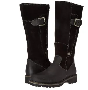 Chicvane New Retro British Stylish Zipper Closure Chunky Heel Knee High Boots