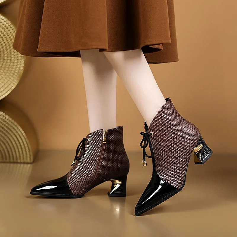 Croctex Serpatura Chic Ankle Boots