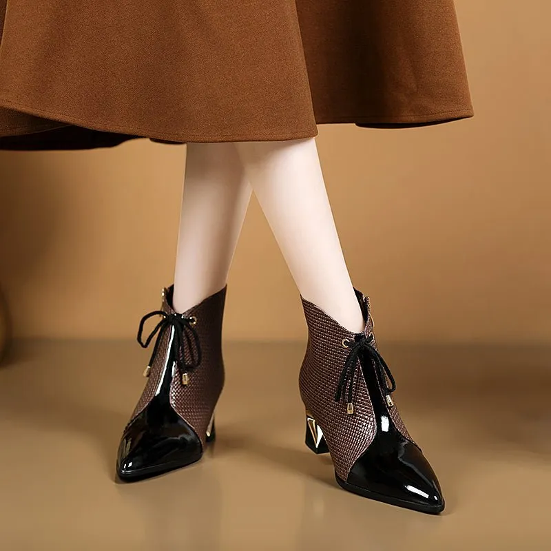 Croctex Serpatura Chic Ankle Boots