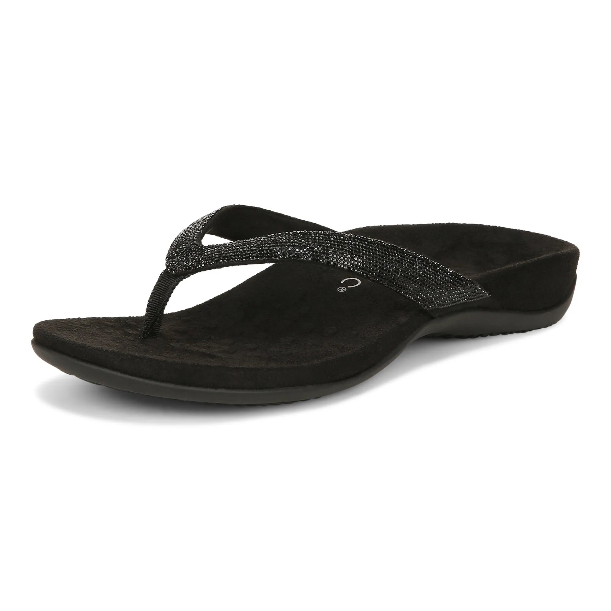 Dillon Shine Sandal WIDE - Black