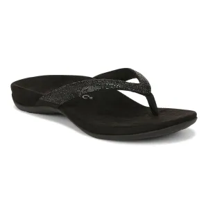 Dillon Shine Sandal WIDE - Black
