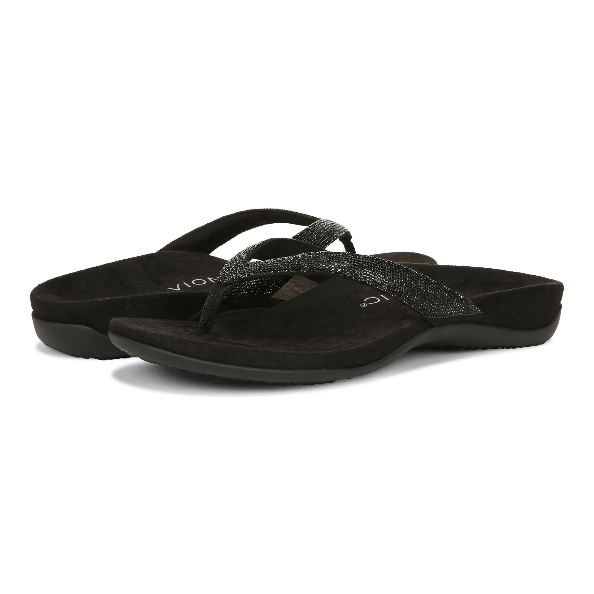 Dillon Shine Sandal WIDE - Black