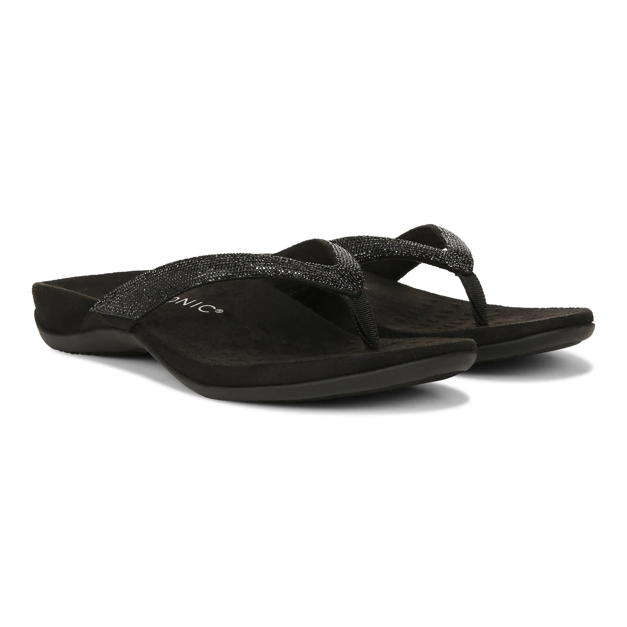 Dillon Shine Sandal WIDE - Black