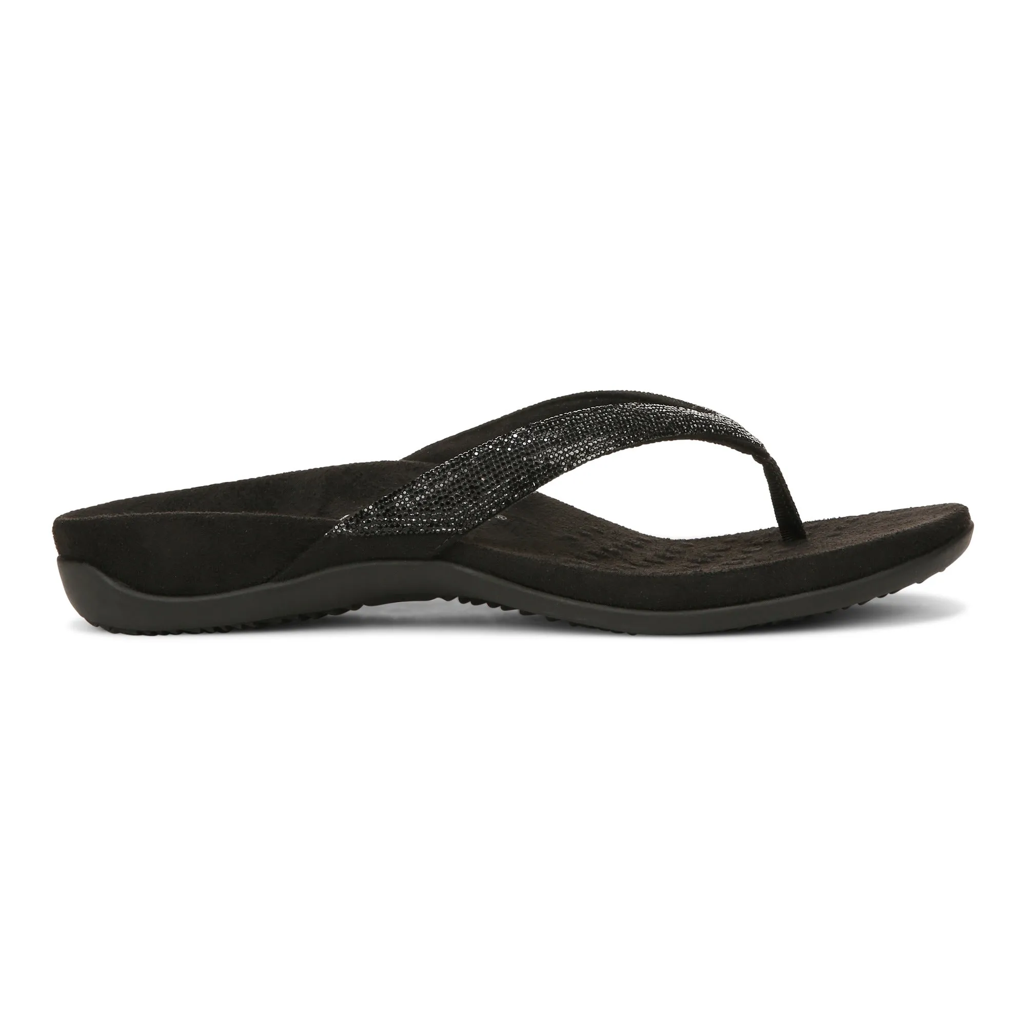 Dillon Shine Sandal WIDE - Black