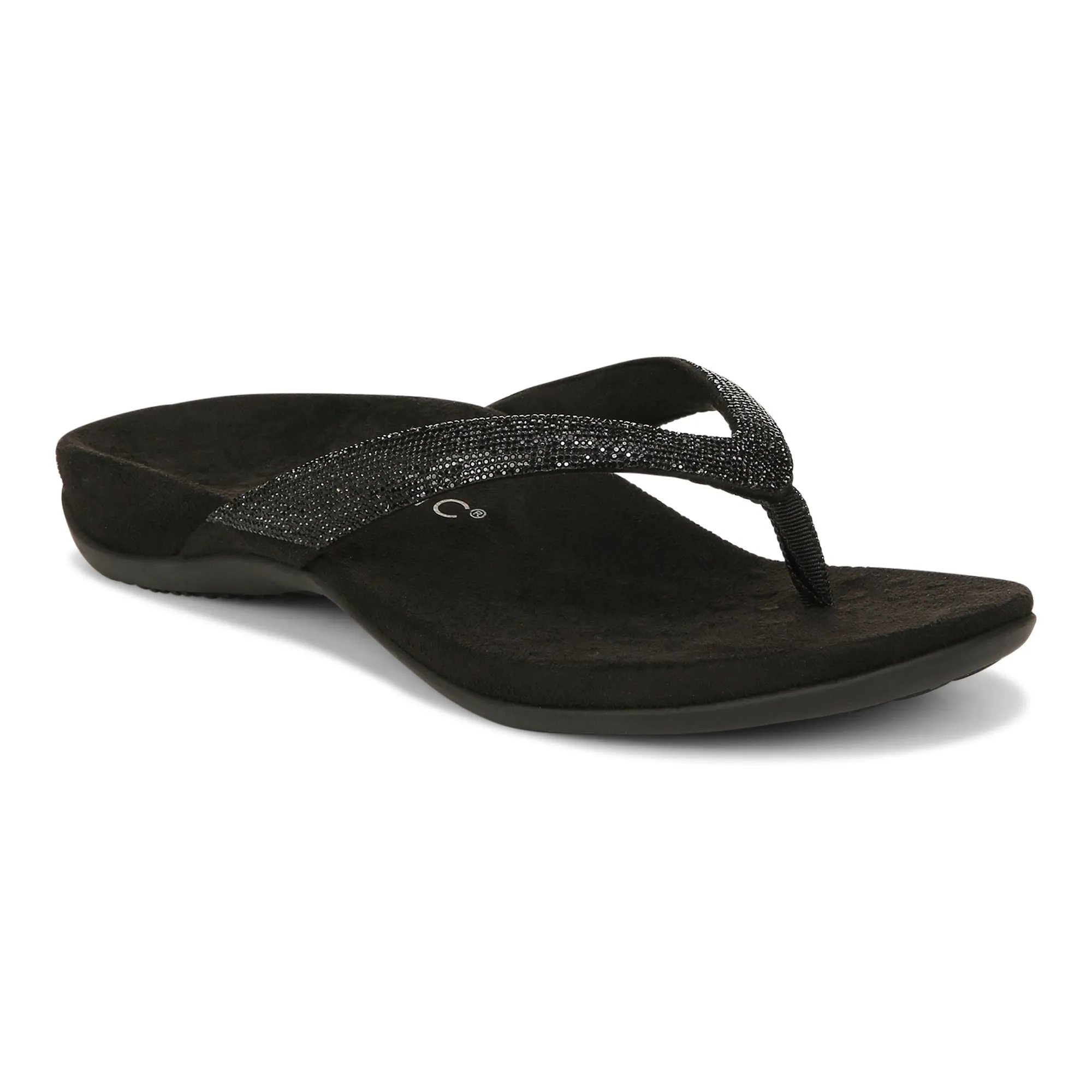 Dillon Shine Sandal WIDE - Black