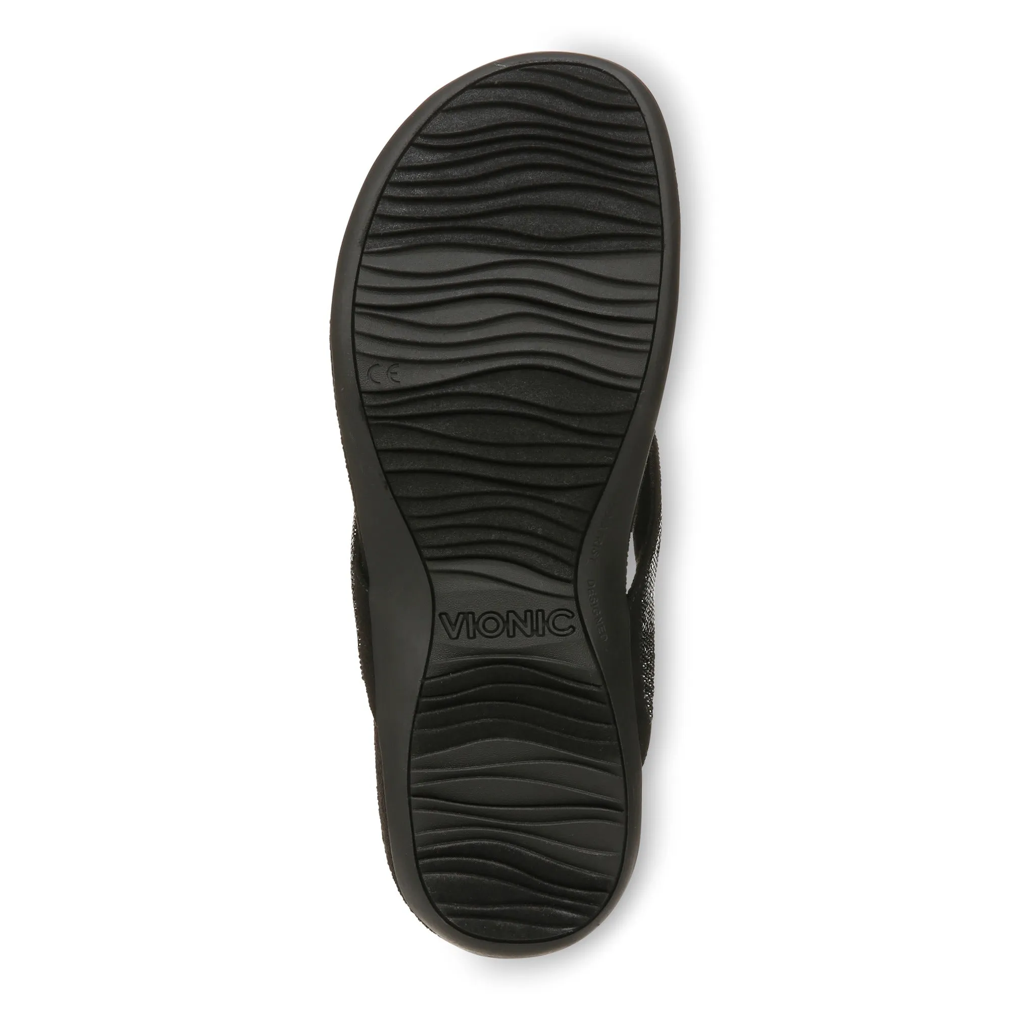 Dillon Shine Sandal WIDE - Black
