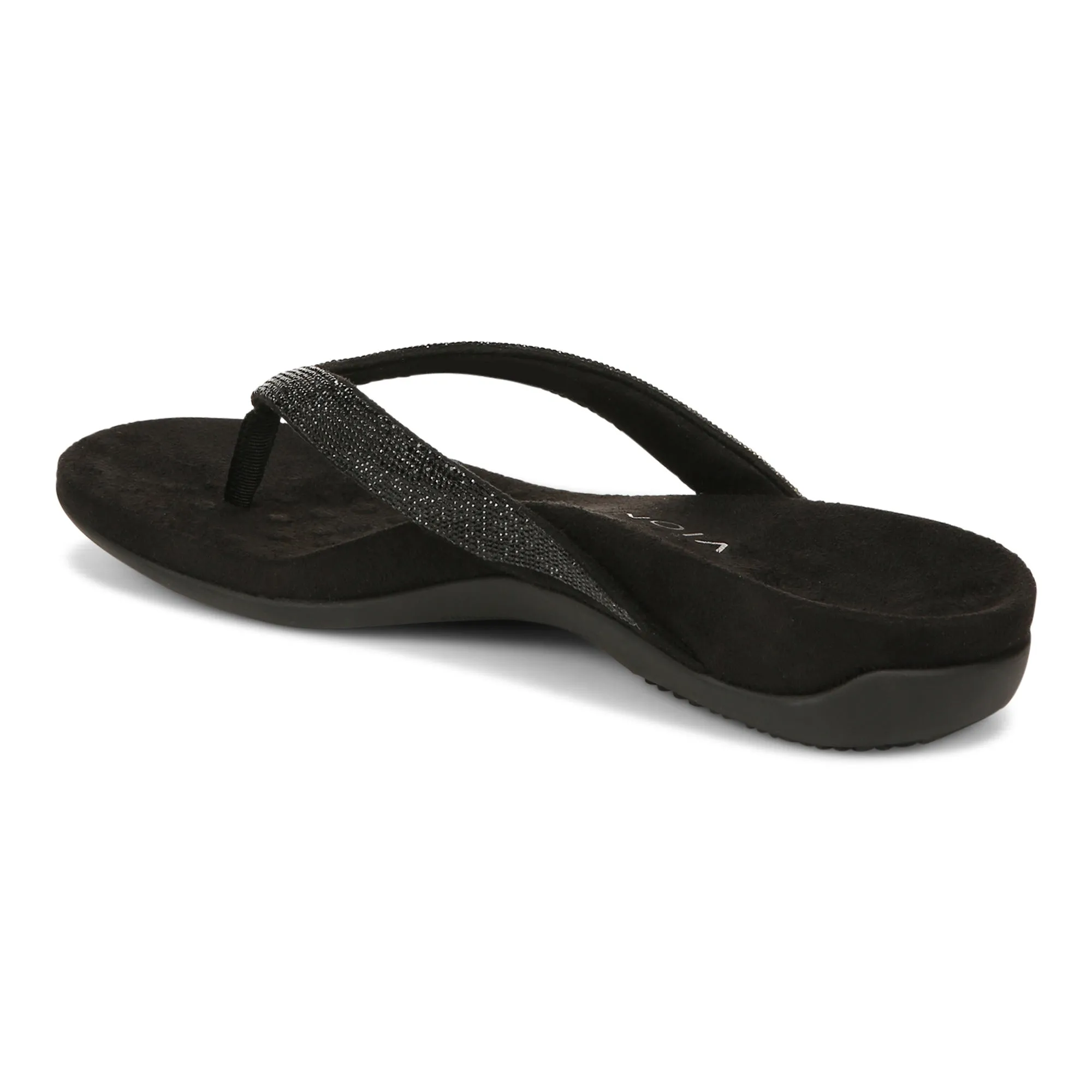 Dillon Shine Sandal WIDE - Black