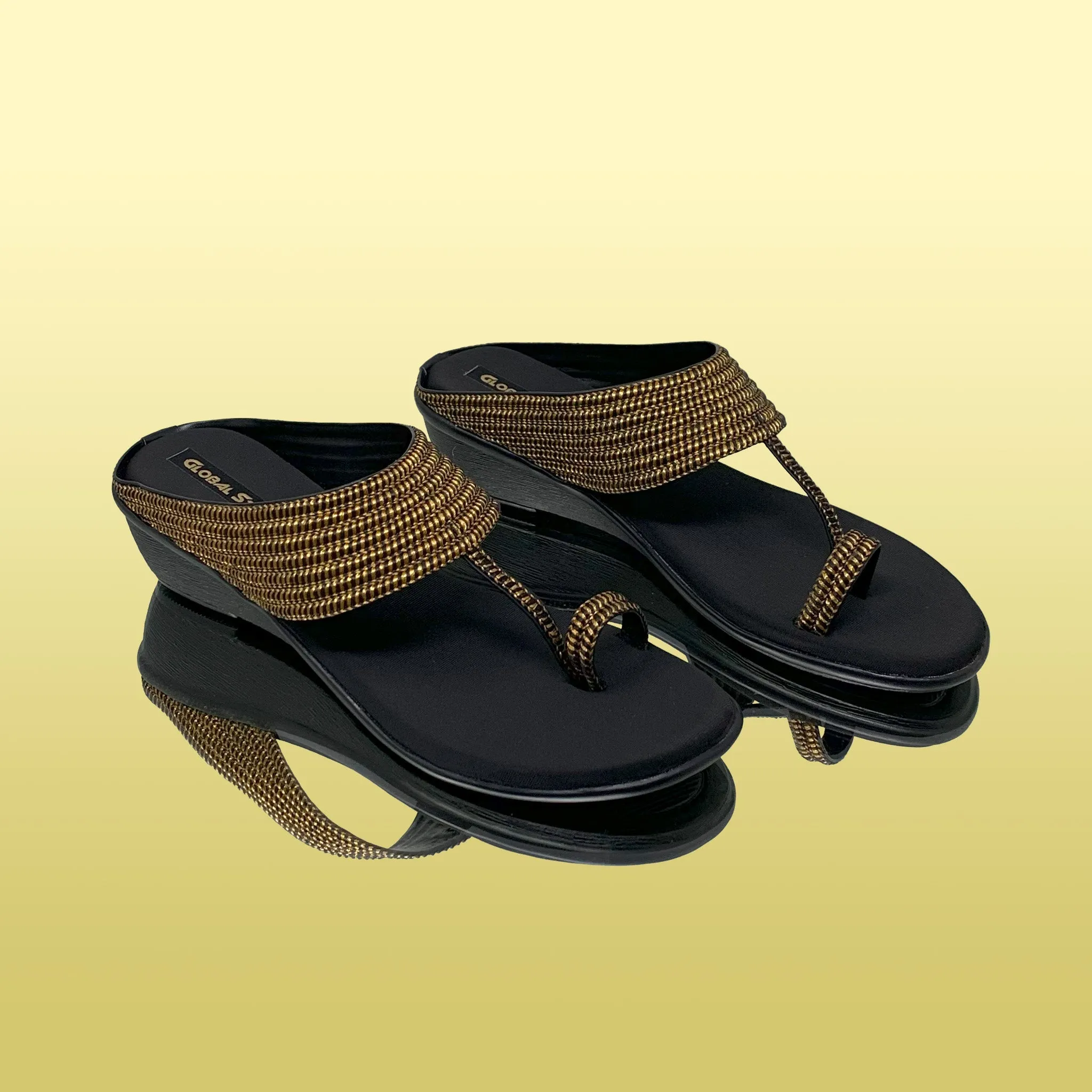 Ethnic Wedge Sandals