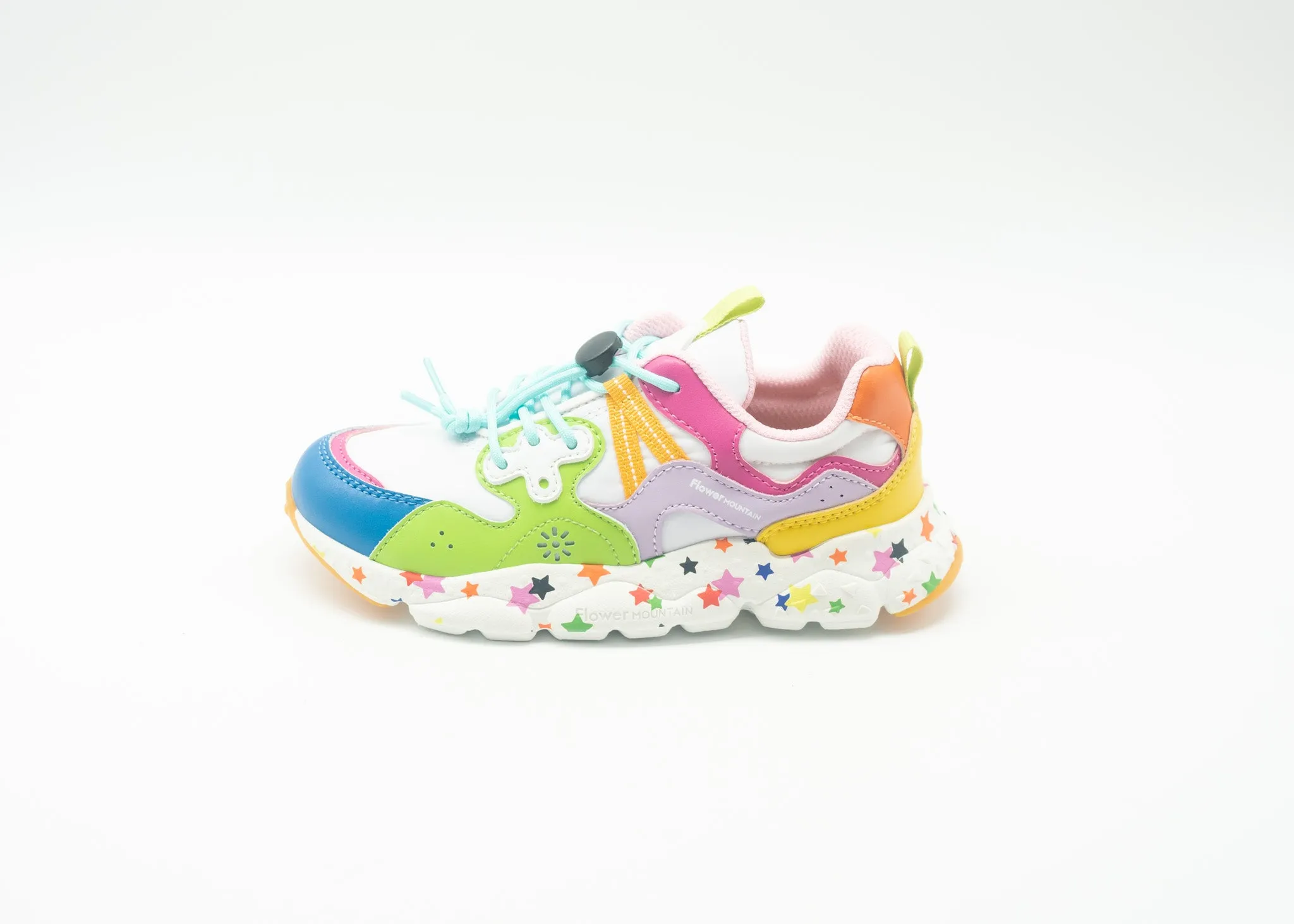 FLOWER MOUNTAIN  - FLOWER MOUNTAIN KIDS YAMANO 3 BERMUDA WHITE MULTI