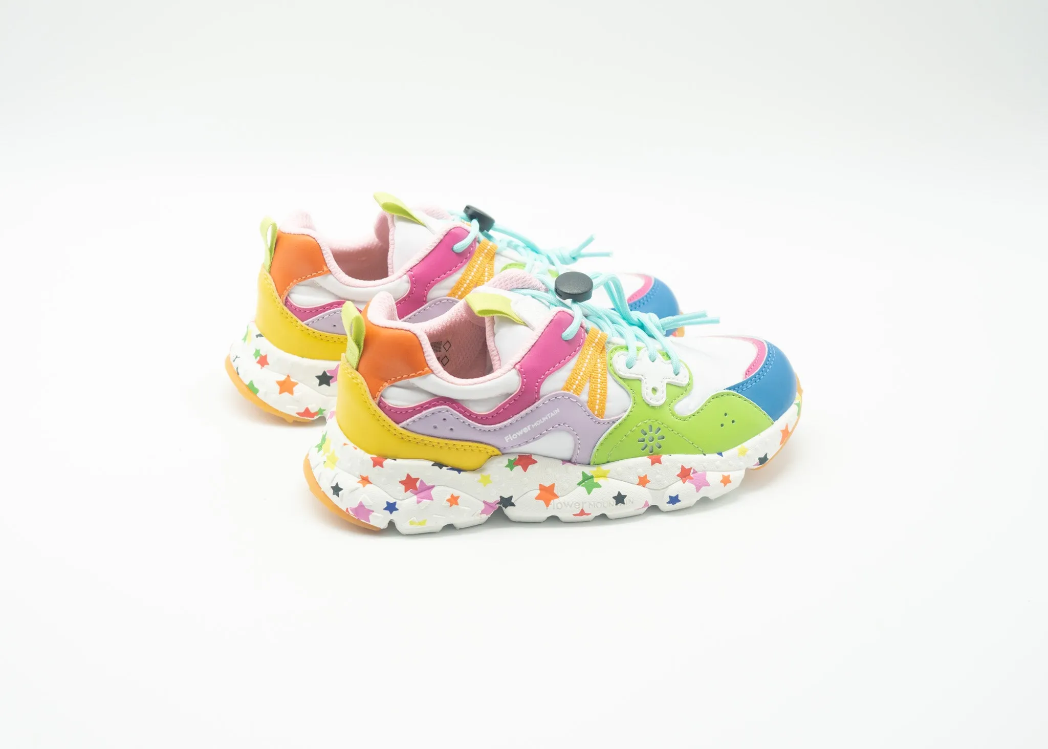 FLOWER MOUNTAIN  - FLOWER MOUNTAIN KIDS YAMANO 3 BERMUDA WHITE MULTI