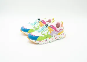 FLOWER MOUNTAIN  - FLOWER MOUNTAIN KIDS YAMANO 3 BERMUDA WHITE MULTI