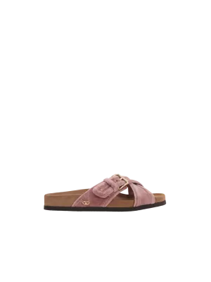 Fussfriend Velvet Slide Sandals