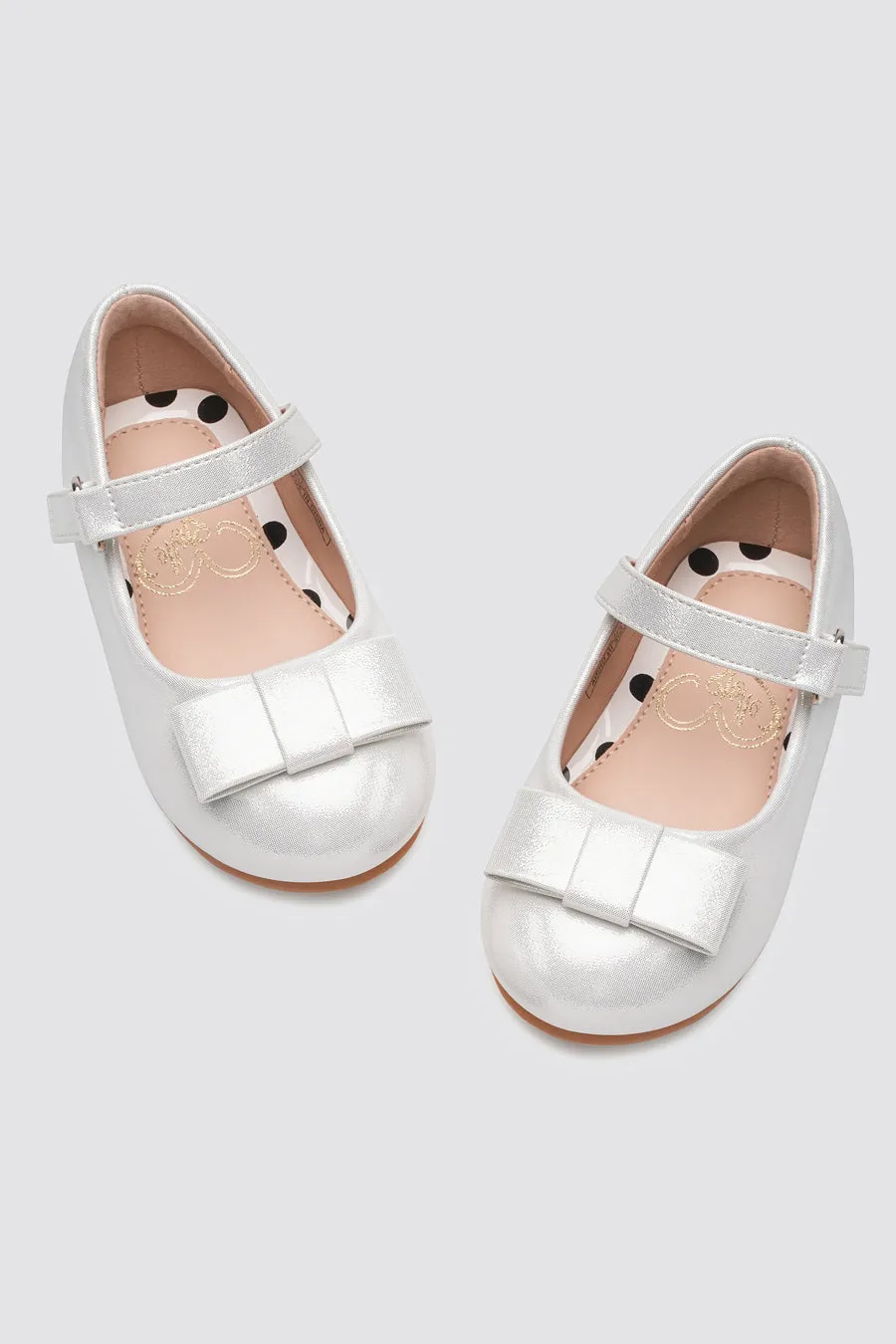Girls Faux Leather Mary Janes | Chic Dress Shoes with Bow