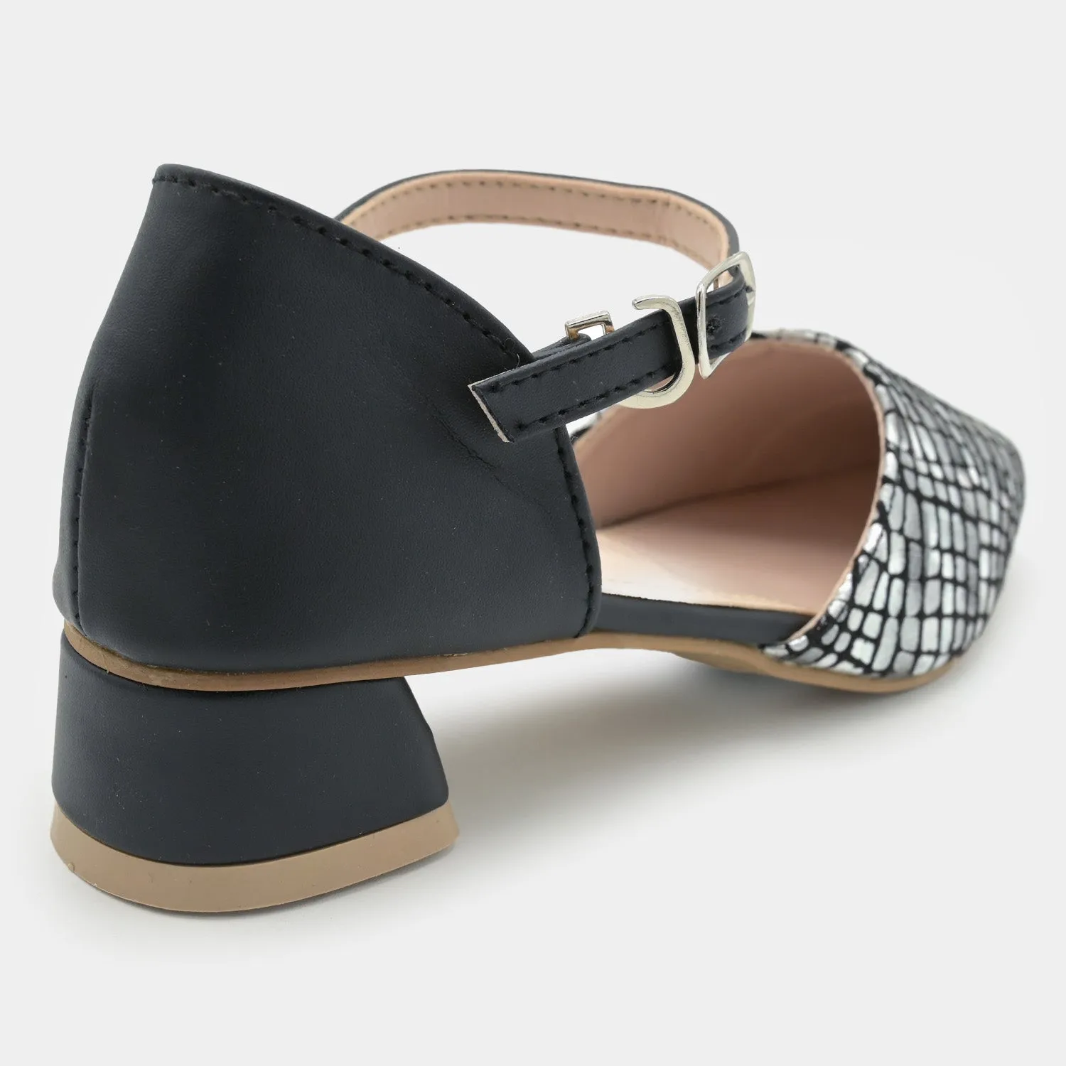 Girls Pumps Heels 456-46-BLACK