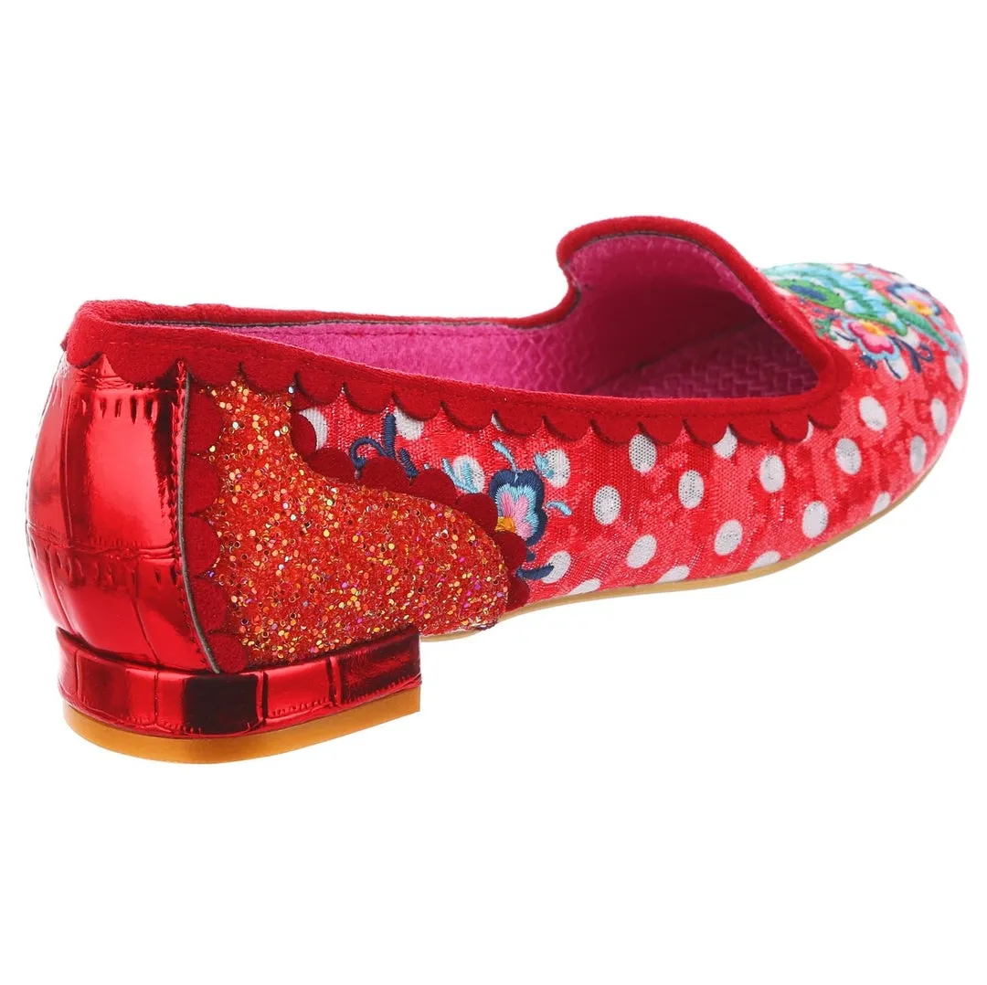 Irregular Choice Womens Oh Darling Women's Flats - Red