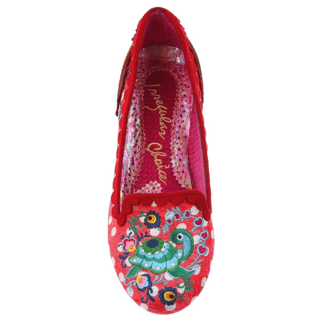 Irregular Choice Womens Oh Darling Women's Flats - Red