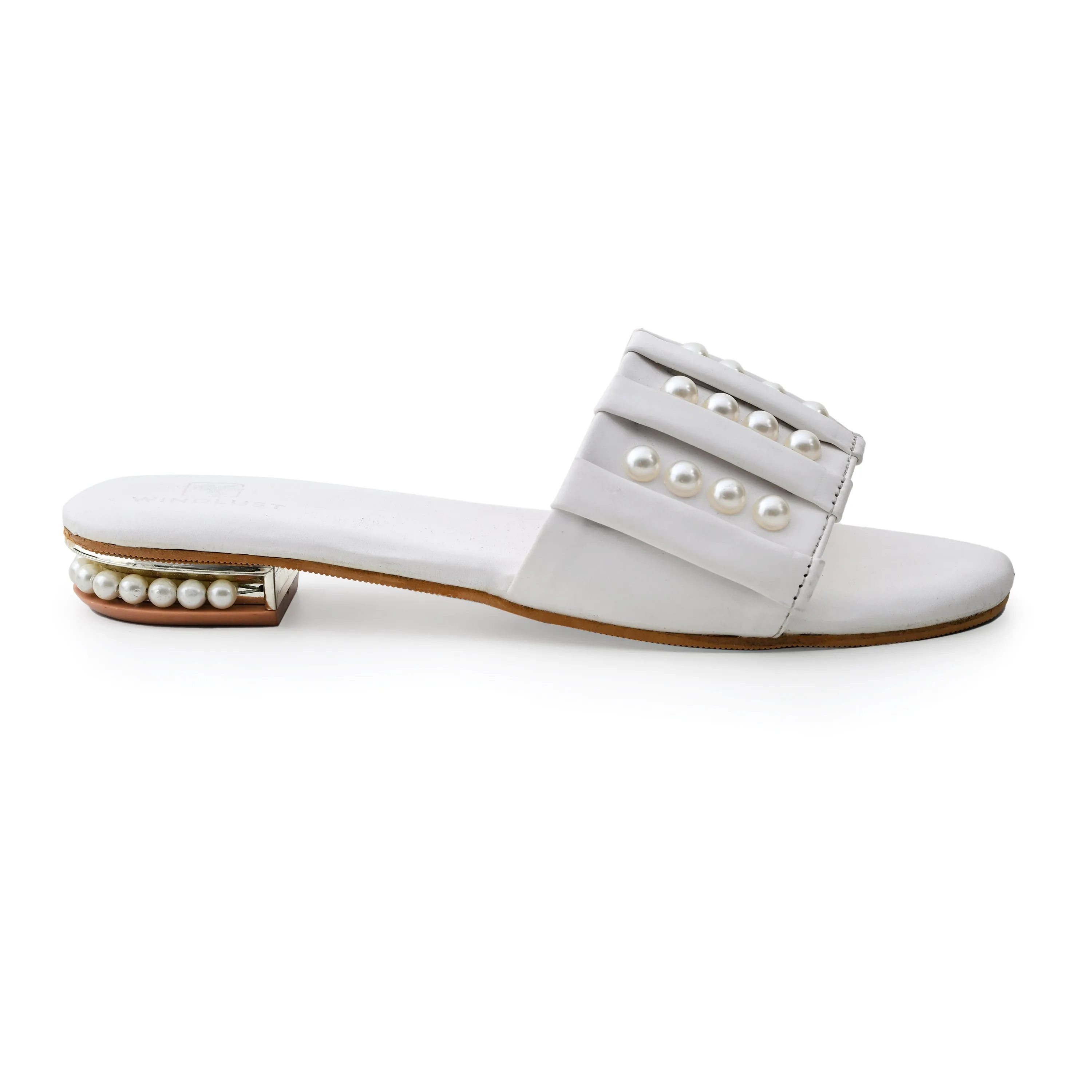 Linear Pearl Flats - Pristine White