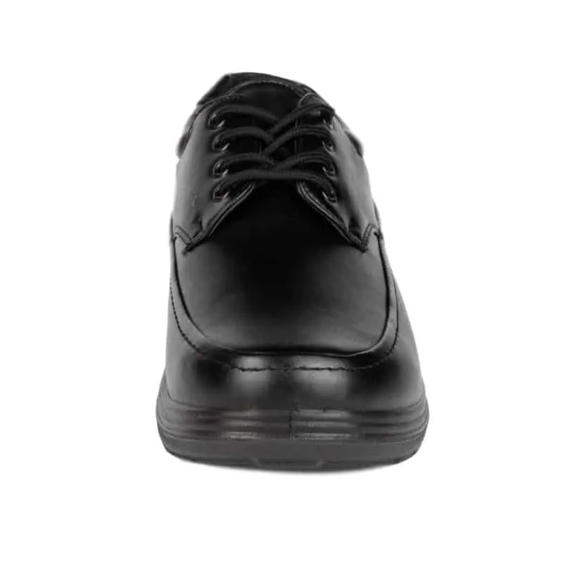 Mens Black Lace Up Comfort Shoe