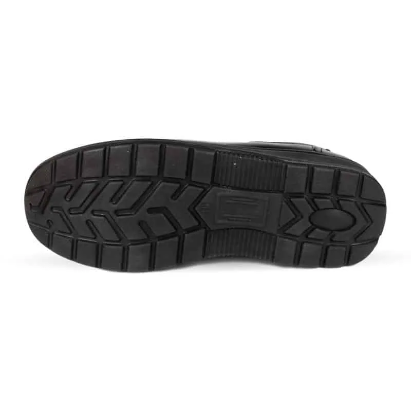 Mens Black Lace Up Comfort Shoe
