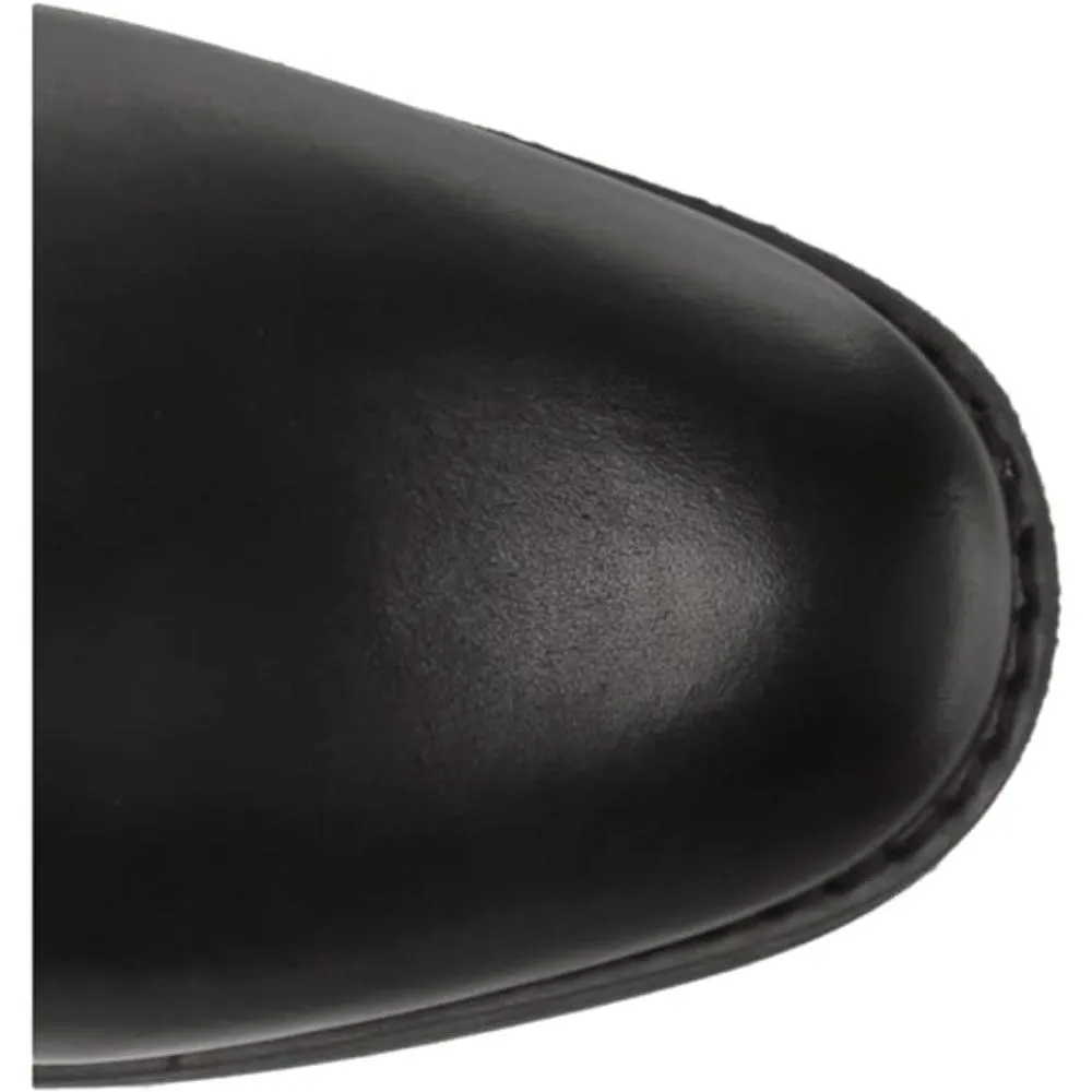 Meyer Black and Brown Leather Franco Sarto Boots