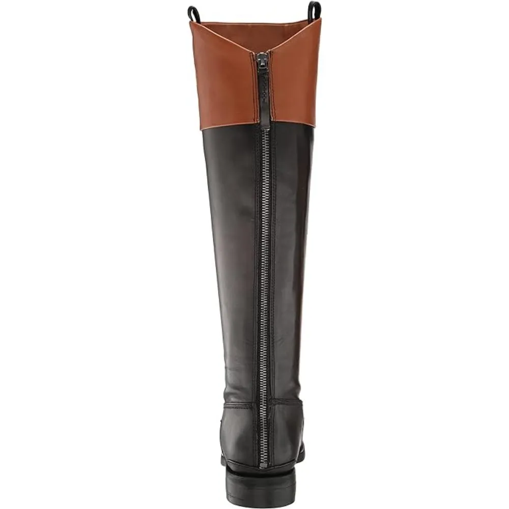 Meyer Black and Brown Leather Franco Sarto Boots
