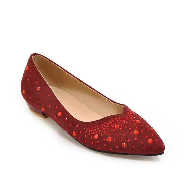 New flat shoes women 2017 new spring shoes casual and comfortable flat shoes rhinestone rest shoes