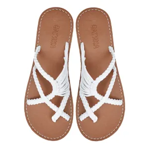 Oceanbliss - White Rope Sandals