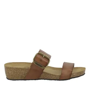 Plakton 243004 Brown Low Heel Wedges