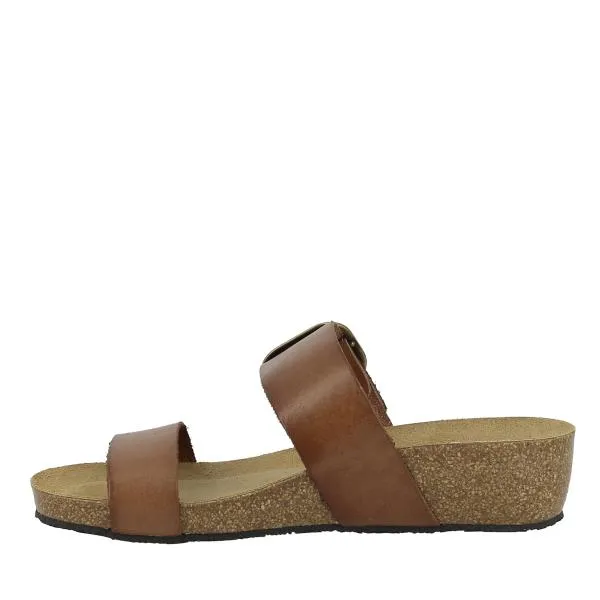 Plakton 243004 Brown Low Heel Wedges