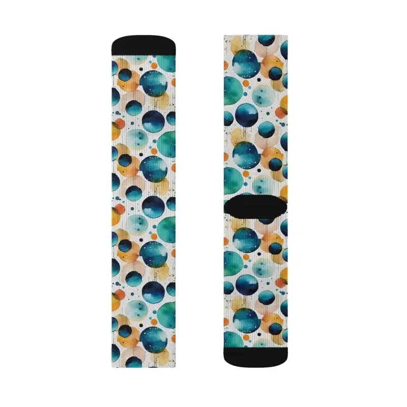 Retro Watercolor Abstract Socks