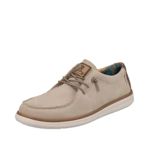 Rieker U0602-62 Mens Beige Leather Lace Up Shoes
