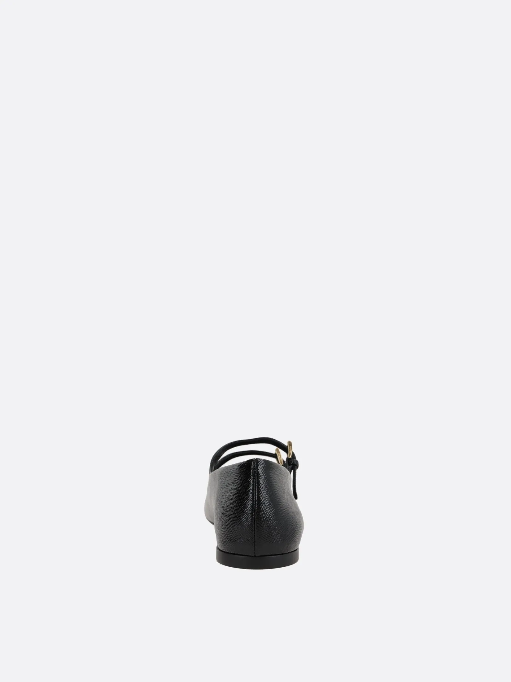 Saffiano Leather Ballerinas