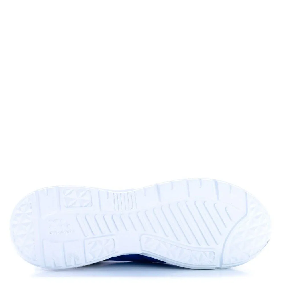 Scarpe Uomo D.A.T.E. Sneakers linea Aura Otter colore White Blue