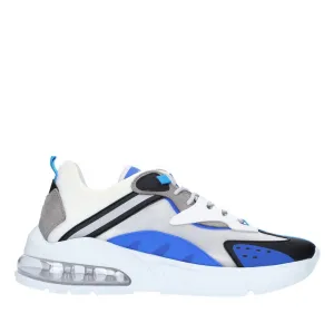 Scarpe Uomo D.A.T.E. Sneakers linea Aura Otter colore White Blue