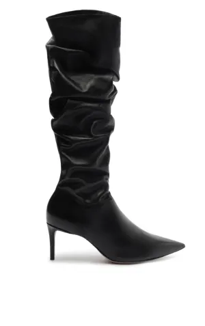 Schutz Ashlee Up Soft Nappa Boot in Black