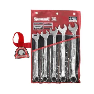 Sidchrome SCMT22540 5 Piece Imperial 440 Pro SeriesCombination Spanner Set