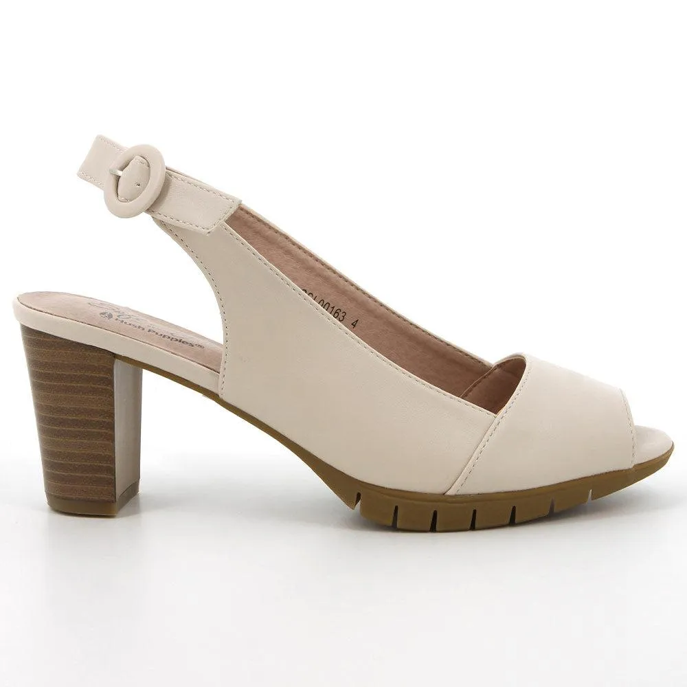 Soft Style By Hush Puppies Sidonia Peep Toe - Ivory