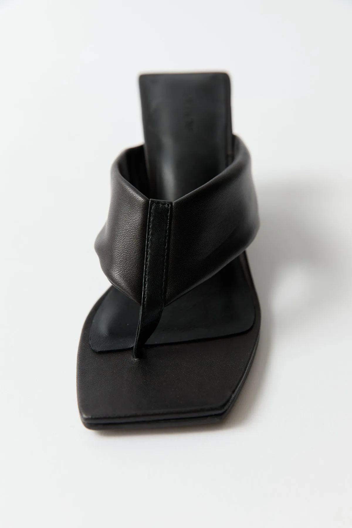 Soft Thong Wedge - Black
