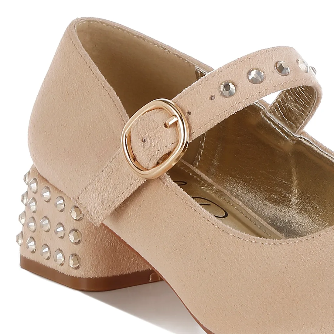Studded Mary Jane Pumps