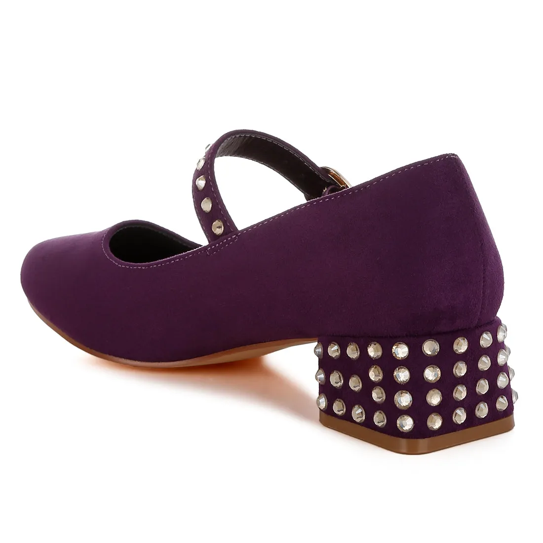 Studded Mary Jane Pumps