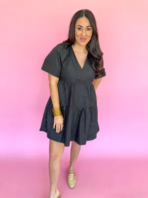 Sunday Stroll Dress - Black