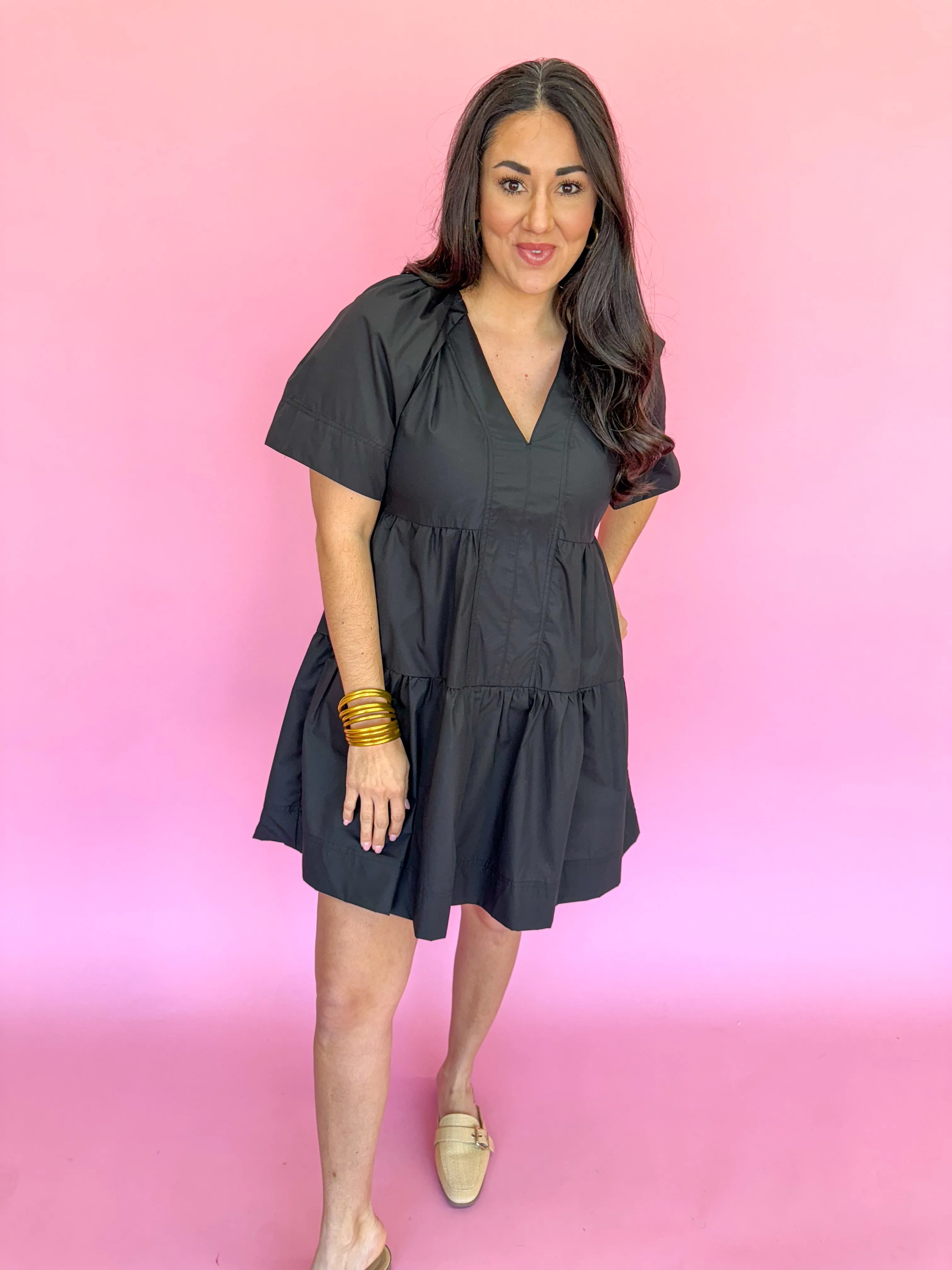 Sunday Stroll Dress - Black