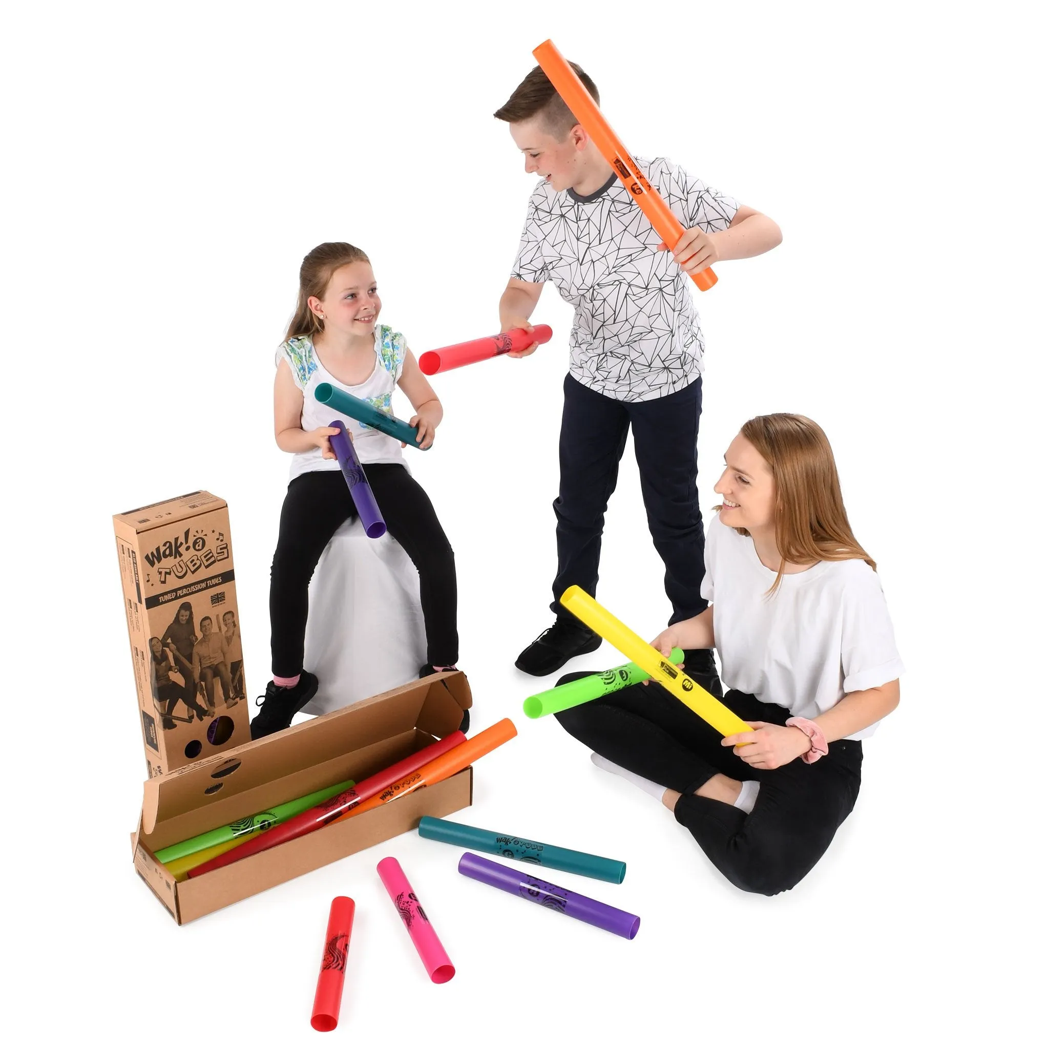Wak-a-Tube flats & sharps treble octave set