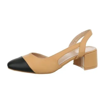 Women's Classic Pumps - camel