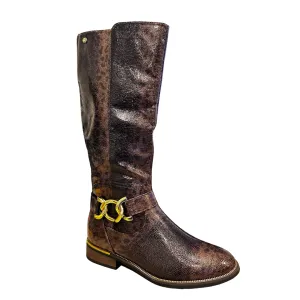Zanni & Co Womens Sabkha Boot Choco Crackle